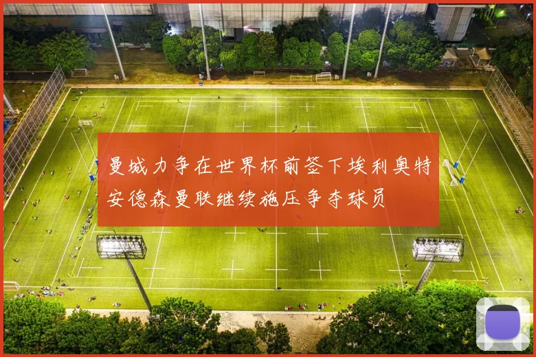 曼城力争在世界杯前签下埃利奥特安德森曼联继续施压争夺球员